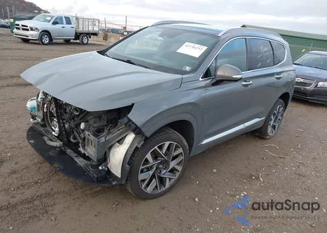 2022 Hyundai Santa Fe Calligraphy z USA, uszkodzony, nr VIN 5NMS5DAL2NH404452